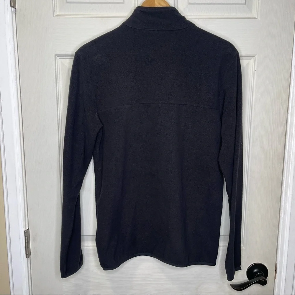 The North Face Circular Design Black Men’s Half Zip Pull Over Sz S